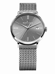 Maurice Lacroix Eliros Date Silver Dial Men's Stainless Steel Quartz Watch EL1087-SS002-810