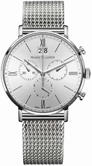 Maurice Lacroix Eliros Silver Dial Men's Chronograph Watch EL1088-SS002-111