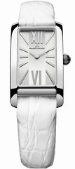 Maurice Lacroix Fiaba Silver Dial White Leather Stainless Steel Ladies Quartz Watch FA2164-SS001-113