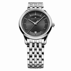 Maurice Lacroix Les Classiques Black Dial Men's Stainless Steel Quartz Watch LC1237-SS002-331