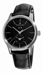 Maurice Lacroix Les Classiques Grande Date GMT Automatic Black Dial Men's Watch LC6088-SS001-330