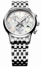 Maurice Lacroix Les Classiques Mother Of Pearl Dial Stainless Steel Ladies Quartz Watch LC1087-SS002-160