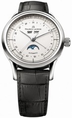 Maurice Lacroix Les Classiques Phase de Lune Silver Dial Men's Watch LC6068-SS001-13E