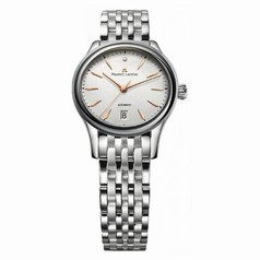 Maurice Lacroix Les Classiques Silver Dial Ladies Automatic Stainless Steel Watch LC6026-SS002-156