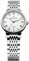 Maurice Lacroix Les Classiques Tradition White Dial Ladies Automatic Stainless Steel Watch LC6063-SS002-110