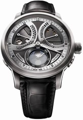 Maurice Lacroix Masterpiece Lune Retrograde Grey Dial Men's Watch ML-MP7278-SS001-320