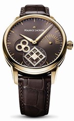 Maurice Lacroix Masterpiece Roue Carree Seconde Brown Dial Men's Watch