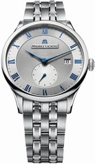 Maurice Lacroix Masterpiece Silver Dial Automatic Men's Stainless Steel Watch MP6907-SS002-110