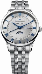 Maurice Lacroix Masterpiece Tradition Silver Dial Steel Men's Watch MP6607-SS002-110