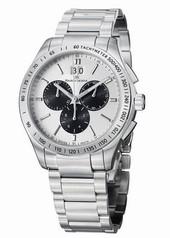 Maurice Lacroix Miros Black and Silver Dial Men's Chronograph Watch MI1028-SS002-130