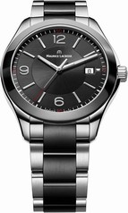 Maurice Lacroix Miros Date Black Dial Stainless Steel Men's Watch MI1018-SS002331