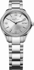 Maurice Lacroix Miros Date Diamond Silver Dial Stainless Steel Ladies Watch MI1014-SD502130