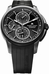 Maurice Lacroix Pontos Chronograph Black Dial Men's Watch PT6188-SS001-331