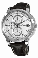 Maurice Lacroix Pontos Chronograph Valgranges Silver Dial Men's Watch PT6128-SS001-130