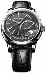 Maurice Lacroix Pontos Decentrique GMT Black Dial Automatic Men's Watch PT6118-SS001-330