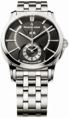 Maurice Lacroix Pontos Grand Guichet GMT Black Dial Men's Watch PT6208-SS002-330