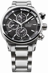 Maurice Lacroix Pontos S Black Dial Stainless Steel Men's Watch PT6008-SS002-330
