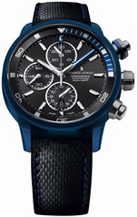 Maurice Lacroix Pontos S Extreme Black Dial Leather Men's Watch PT6028-ALB11-331