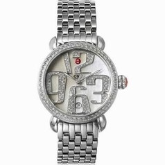 Michele CSX 36 Grand Carousel White Dial Stainless Steel Ladies Watch MWW03T000020