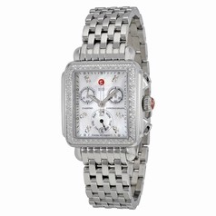Michele Deco Day Mother of Pearl Stainless Steel Ladies Watch MWW06P000110