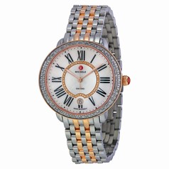 Michele Serein 16 Mother of Pearl Diamond Dial Two-tone Ladies Watch MWW21B000046