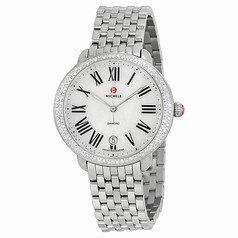Michele Serein Mother of Pearl Dial Stainless Steel Ladies Watch MWW21B000001