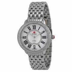 Michele Serein Mother of Pearl Dial Stainless Steel Ladies Watch MWW21B000030