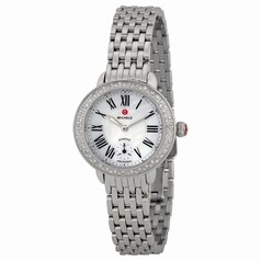 Michele Serein Mother of Pearl Dial Stainless Steel Ladies Watch MWW21E000001