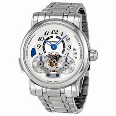 Montblanc Nicolas Rieussec Automatic Chronograph Silver Dial Men's Watch 107068