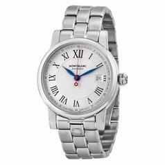 MontBlanc Star Automatic Silver White Dial Stainless Steel Men's Watch 111090