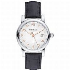Montblanc Star Silver Guilloche Dial Automatic Men's Watch 113849