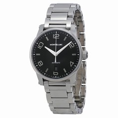 Montblanc Timewalker Automatic Black Dial Stainless Steel Men's Watch 110339