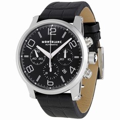 Montblanc Timewalker Black Dial Chronograph Automatic Men's Watch 9670