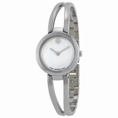 Movado Amorosa Duo Mother of Pearl Dial Stainless Steel Ladies Watch 0606812