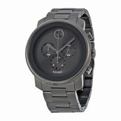Movado Bold Grey Sunray Dial Stainless Steel Band and Case Men's Quartz Watch 3600277