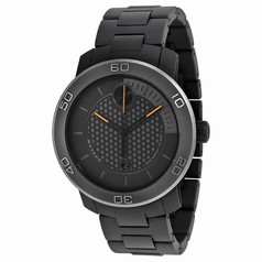 Movado Bold Grey Dial Ion Plated Titanium Men's Watch 3600097