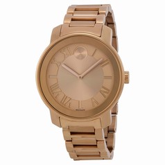 Movado Bold Rose Dial Rose Gold-tone Unisex Watch 3600199