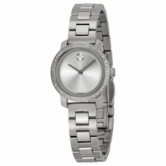 Movado Bold Silver Dial Stainless Steel Ladies Watch 3600214