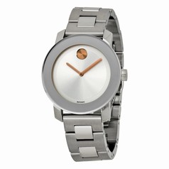 Movado Bold Silver Dial Stainless Steel Watch 3600084