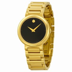Movado Concerto Gold-Plated Stainless-Steel Ladies Watch 0606420