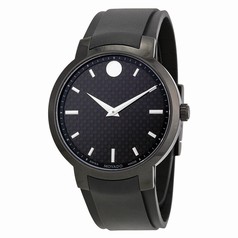Movado Gravity Black Carbon Fiber Men's Watch 0606849