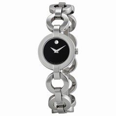 Movado Ladies Bela Moda Stainless Steel Bracelet Watch 0606260