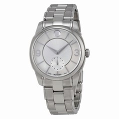 Movado LX Silver Dial Stainless Steel Ladies Watch 0606618