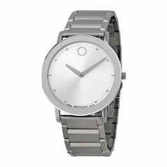 Movado Sapphire Steel Bracelet Men's Watch 0606881