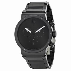 Movado Sapphire Synergy Black Dial Men's Watch 0606801