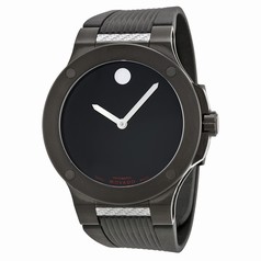 Movado SE Extreme Automatic Black Dial Black Rubber Men's Watch 0606492