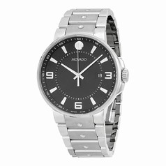 Movado SE Pilot Black Dial Stainless Steel Men's Watch 0606761