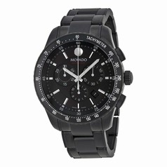 Movado Series 800 Chronograph Black PVD Stainless Steel Men's Watch 2600107