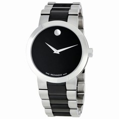 Movado Vertido Black PVD and Stainless Steel Men's Watch 0606373