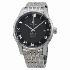 Omega De Ville Co-Axial Chronometer Black Dial Stainless Steel Men's Watch 43110412101001